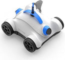 Paxcess Robotic Pool Cleaner Powerful Cleaning Dual Drive Motors - White/Blue - Like New