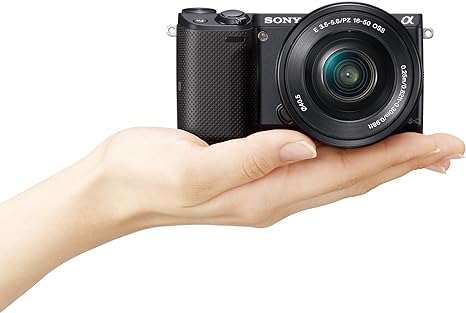 Sony NEX-5TL Mirrorless Digital Camera with 16-50mm Power Zoom Lens - Black Like New