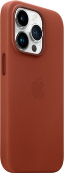 Apple iPhone 14 Pro Leather Case with MagSafe - Umber - Like New