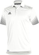 GM2609 Adidas Sideline 21 Primeblue Polo Shirt White/Team Grey Four XL - Like New