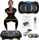 GENERIC VIBRATION PLATE EXERCISE MACHINE REMOTE CONTROL WHOLE BODY - BLACK - Like New