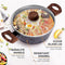Prikoi Nonstick Cookware Set Kitchen Pots Pans 8 Piece X002L18K8L - Black/White Like New