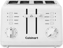 Cuisinart CPT-142FR Compact 4-Slice Toaster - WHITE - Like New