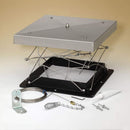 09110 8 in. x 13 in. Lock-Top Energy-Saving Damper - GRAY/BLACK - Like New