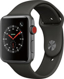 Apple Watch 3 (GPS + Cellular) 42mm Space Gray Aluminum Gray Sport Band - Like New