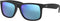 Ray-Ban RB4165 Justin Rectangular Sunglasses - METALLIC ON BLACK / DARK BLUE Like New