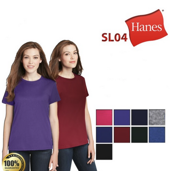SL04 Hanes Ladies' Perfect-T T-Shirt New