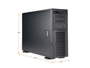 SUPERMICRO SuperChassis CSE-743AC-1K26B-SQ Black 4U Tower Server Case 1200W