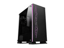 DIYPC Rainbow-Flash-G3 Black USB3.0 Steel/ Tempered Glass ATX Mid Tower Gaming