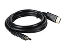 Rosewill RCDC-17002 6 ft. DisplayPort 1.2 Cable, Black, Gold Plated, 4K