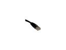 1Ft Cat5e / Cat5 350Mhz Molded Patch Cable Rj45 M/M Black 1Ft