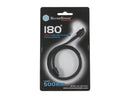 Silverstone Tek 180 Degree SATA III Cable with Non-Scratch Locking Mechanism