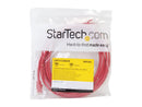 StarTech 10ft CAT6 Cable - Red CAT6 Ethernet Cable - Gigabit Ethernet