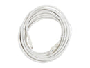 StarTech 15ft CAT6 Ethernet Cable - White CAT 6 Gigabit Ethernet Wire