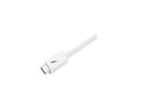 StarTech.com TBLT3MM1MW Thunderbolt 3 Cable – 3 ft / 1m – White – 4K 60Hz – USB