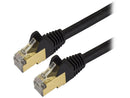StarTech.com C6ASPAT6BK 6 ft. Cat 6A Black Shielded Network Ethernet Cable