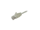 StarTech N6PAT10GRS Cat6 Ethernet Cable - 10 ft - Gray - Slim - Snagless RJ45