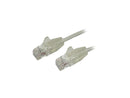 StarTech N6PAT10GRS Cat6 Ethernet Cable - 10 ft - Gray - Slim - Snagless RJ45
