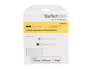 StarTech 1m (3ft) White Apple 8-pin Lightning Connector to USB Cable