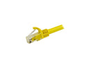 StarTech N6PATCH8YL Cat6 Patch Cable - 8 ft. - Yellow Ethernet Cable - Snagless