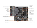 GIGABYTE B660M Gaming X AX DDR4 (B660/ Intel/LGA 1700/ M-ATX/ DDR4/ Dual