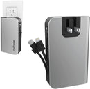 MyCharge Power Hub All-in-One 10050mAh Portable Charger HBLC10V - SILVER - Like New
