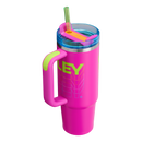 STANLEY TUMBLER 40 OZ QUENCHER H2.0 REVERB VIVID VIOLET TUMBLER - PINK - Like New