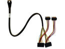 HighPoint TS8i-8639-060 SFF-8654 to U.2 SFF-8639 NVMe Cable with a 15-pin SATA