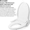 Brondell Swash Advanced Bidet Toilet Seat Side Arm Control LT89-RW Round - White Like New