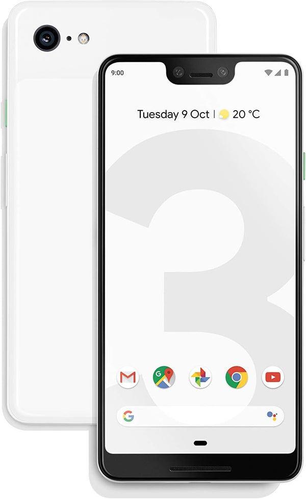 Google - Pixel 3 XL - 128GB - Unlocked - G013C - Clearly White Like New