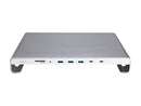 Rosewill USB-C 11-Port Docking Station Monitor Stand USB C Hub with 100W