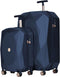 KN-47302 Kensie Women's 3D Gemstone TSA Lock Luggage 2 Piece - MIDNIGHT BLUE Like New
