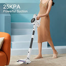 NEQUARE Cordless Vacuum Cleaner, 280W 25Kpa Powerful Lithium, S25-WHITE - Like New