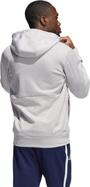 FQ0077 Adidas Team Issue Full Zip Men's Jacket Grey Two 2XL - Like New