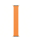 APPLE WATCH 45MM BRAIDED SOLO LOOP SIZE 4 - BRIGHT ORANGE - Like New
