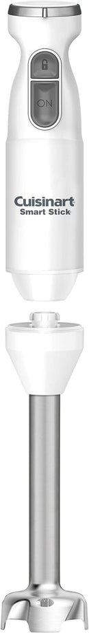 Cuisinart CSB-175 Smart Stick 2-Speed Hand Blender, Stainless Steel - White - Like New