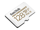 SanDisk 128GB MAX Endurance microSDXC Card with Adapter for Home Security