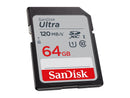 SanDisk 64GB Ultra SDXC UHS-I Memory Card - 120MB/s, C10, U1, Full HD