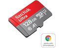 SanDisk 128GB Ultra microSD UHS-I Card for Chromebooks - Certified Works