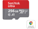 SanDisk 256GB Ultra microSD UHS-I Card for Chromebooks - Certified Works