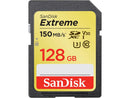 SanDisk 128GB Extreme SDXC UHS-I Memory Card - 150MB/s, C10, U3, V30