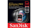 SanDisk 128GB Extreme PRO SDXC UHS-I Card - C10, U3, V30, 4K UHD, SD Card