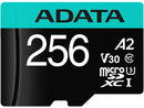 ADATA 256GB Premier Pro microSDXC/SDHC UHS-I Memory Card with Adapter