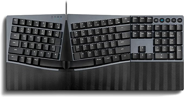 Perixx PERIBOARD-535RD Wired Ergonomic Mechanical Split Keyboard - Black Like New
