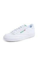 REEBOK CLUB C 85 SHOES SIZE 10 WHITE/GREEN - Like New