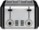 Cuisinart 4-Slice Classic Metal Toaster CPT-240TN - Stainless Steel Black - Like New