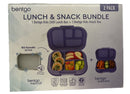 Bentgo Kids Chill Lunch & Snack Box with Removable Ice Pack - Purple - Like New