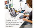 One by Wacom Medium Graphics Drawing Tablet, Portable and Versatile for Students