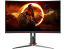 AOC C32G2 32" Curved Frameless Gaming Monitor FHD, 1500R Curved VA, 1ms