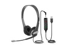Cyber Acoustics Stereo 3.5mm and USB Controller Headset AC-204USB